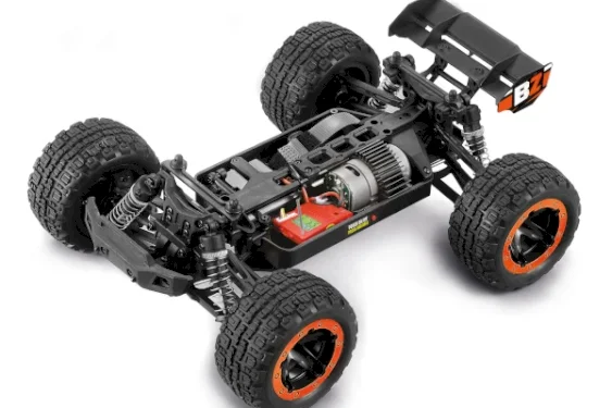 BlackZon Slyder Stadium Truck 1:16 2.4GHz RTR 4WD LED Vandtæt Orange