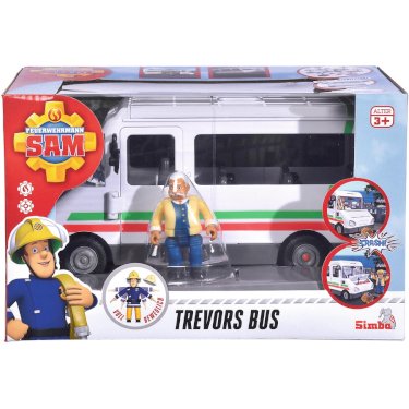 Brannmann Sam Trevors Buss med figur