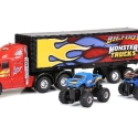 New Bright Fjernstyrt Truck Hauler med Monster Trucks
