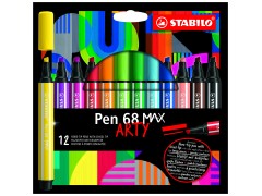 Stabilo Pen 68 Max Arty set, 12 stk.
