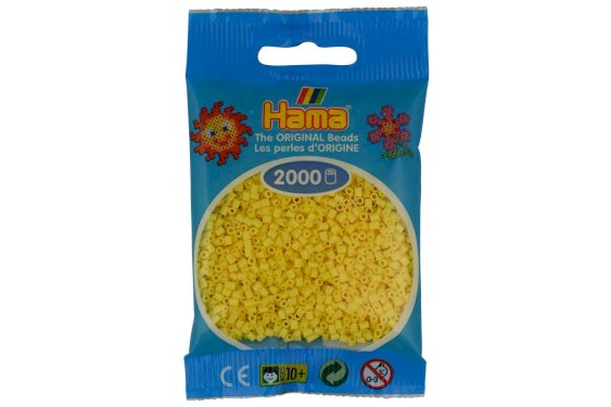 Hama Mini, perler, 2.000 stk., lysegul (103)