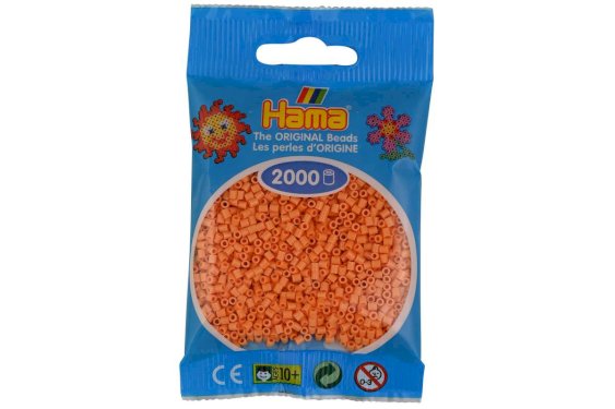 Hama Mini, perler, 2.000 stk., Ljus abrikos  (105)