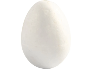 Æg, hvit, H: 6 cm, 5 stk