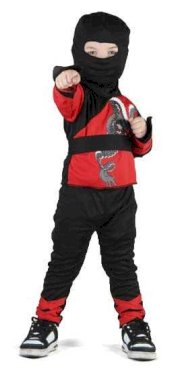 Rio Mini Ninja kostyme 100cm (3-4 år)