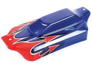 Lrp Body Shell Prepainted Red/Blue - S10 Bx