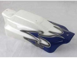 Lrp Body Shell Prepainted Blue/White - S10 Bx