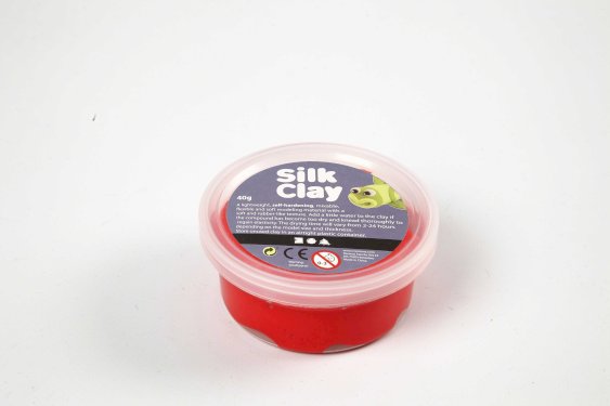 Silk Clay rød 40g