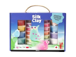 Silk Clay gaveeske ass. farger 1sæt