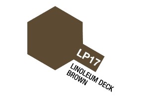 Tamiya Lacquer Paint LP-17 Linoleum Deck Brown