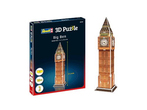 Revell 3D Puzzle, Big Ben, 13 deler