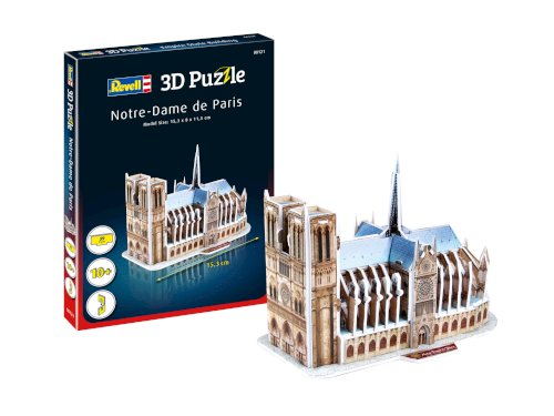Revell 3D Puzzle, Notre Dame de Paris, 39 deler