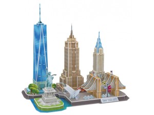 Revell 3D Puzzle, New York Skyline, 123 deler