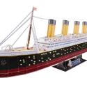 Revell 3D Puzzle, RMS Titanic LED udgaven, 266 deler