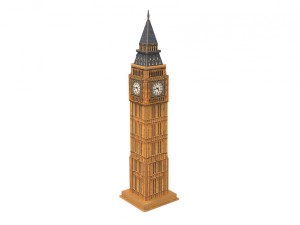 Revell 3D Puzzle, Big Ben, 44 deler