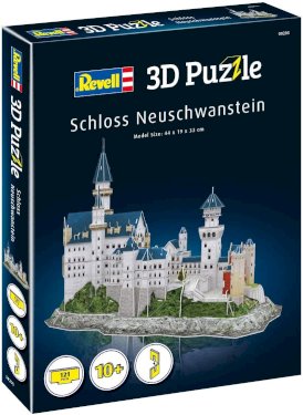 Revell 3D Puzzle, Neuschwanstein SlottL, 121 deler