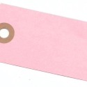 Manilamærker, 40 x 80 mm, 10 stk., rosa