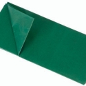 Silkepapir, mørkegrønn, 50 x 70 cm, 5 ark