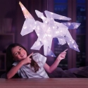 Creatto: Sparkle Unicorn & Friends, 3D-puslespil m/ Ljus