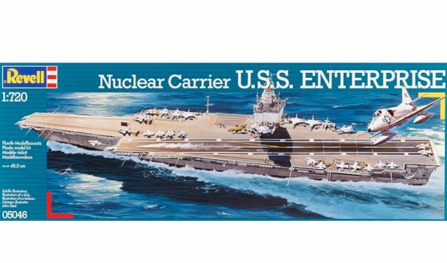 Revell, Nuclear Carrier U.S.S. Enterprise, 1:720