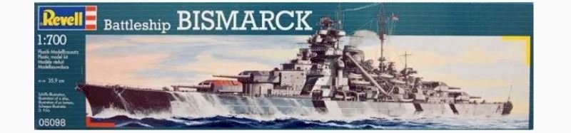 Revell Battleship Bismarck 1:700