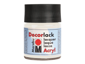 Marabu Decorlack, 070 Hvit, 50 ml