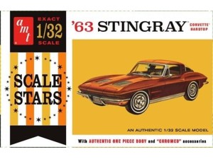 AMT, 1963 Chevy Corvette Stingray Hardtop, 1:32