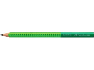 Faber-Castell Jumbo Grip, blyant, B, grøn/mørkgrøn