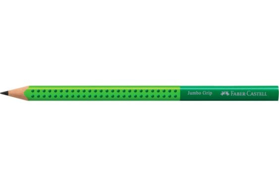 Faber-Castell Jumbo Grip, blyant, B, grøn/mørkgrøn