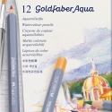 Faber-Castell Goldfaber Aqua, akvarelblyanter, 12 stk. i metalæske