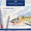 Faber-Castell Goldfaber Aqua, akvarelblyanter, 24 stk. i metalæske