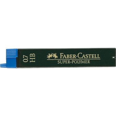 Faber-Castell, miner til stiftblyant, 0,7 mm, HB, 12 stk.