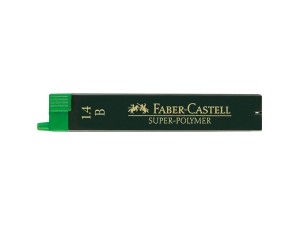 Faber-Castell, miner til stiftblyant, 1,4 mm, B, 6 stk.