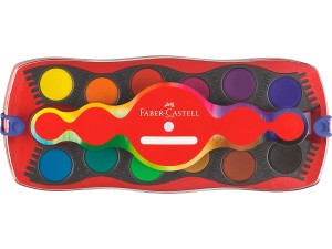 Faber-Castell Connector, farvelade, 12 farger