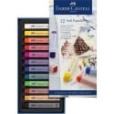 Faber-Castell, pastelkridt, bløde, 12 stk. i ekse