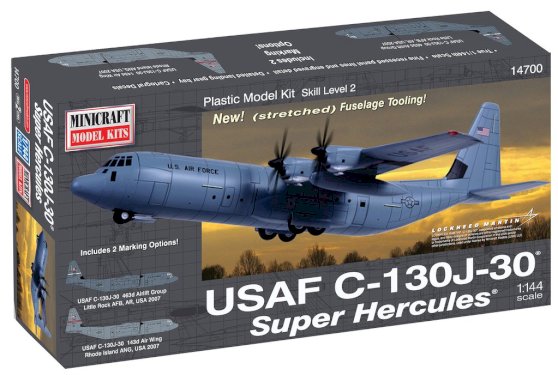 Minicraft, C-130J-30 Super Hercules USAF, 1:144