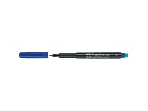 Faber-Castell Multimark, permanent marker, 0,4 mm, blå