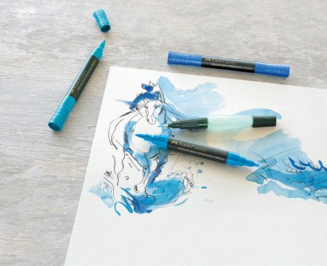 Faber-Castell, Watercolour Marker, indanthrene blue (247)