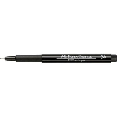Faber-Castell Pitt Artist Pen, svart, XS