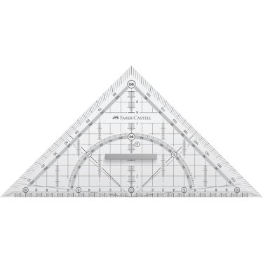 Faber-Castell Grip, geometritrekant, 22 cm
