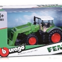 Bburago, traktor, Fendt 1050 Vario m/ frontlaster, 10 cm