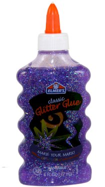 Elmer's, glitterlim, lilla, 177 ml