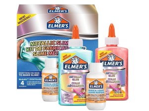 Elmer's, lav-selv-slim, startsett, metallicfarver