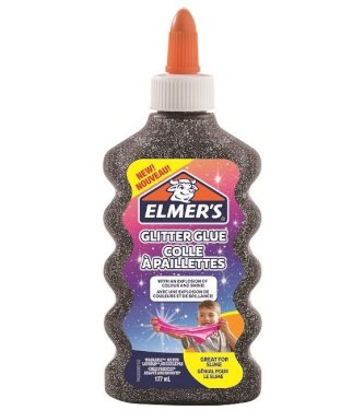 Elmer's, glitterlim, svart, 177 ml