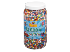 Hama Midi, perler, 13.000 stk., mix 00, 10 standardfarver