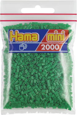 Hama Mini, perler, 2.000 stk., grønn (10)