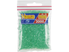 Hama Mini, perler, 2.000 stk., transparent grønn (16)