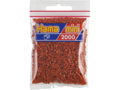 Hama Mini, perler, 2.000 stk., rødbrun (20)