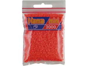 Hama Mini, perler, 2.000 stk., neoncerise (33)