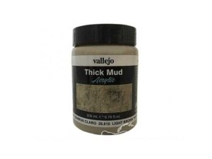 Vallejo Weathering Light Brown Splash Mud 200 ml.