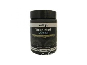 Vallejo Weathering Black Splash Mud 200 ml.